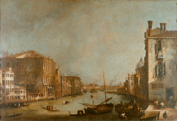 Le Grand Canal à Venise avec le Palazzo Corner Canale Grande - Giovanni Antonio Canal