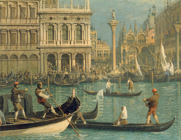 Venice, Piazzetta / Pai.b.Canaletto - Giovanni Antonio Canal