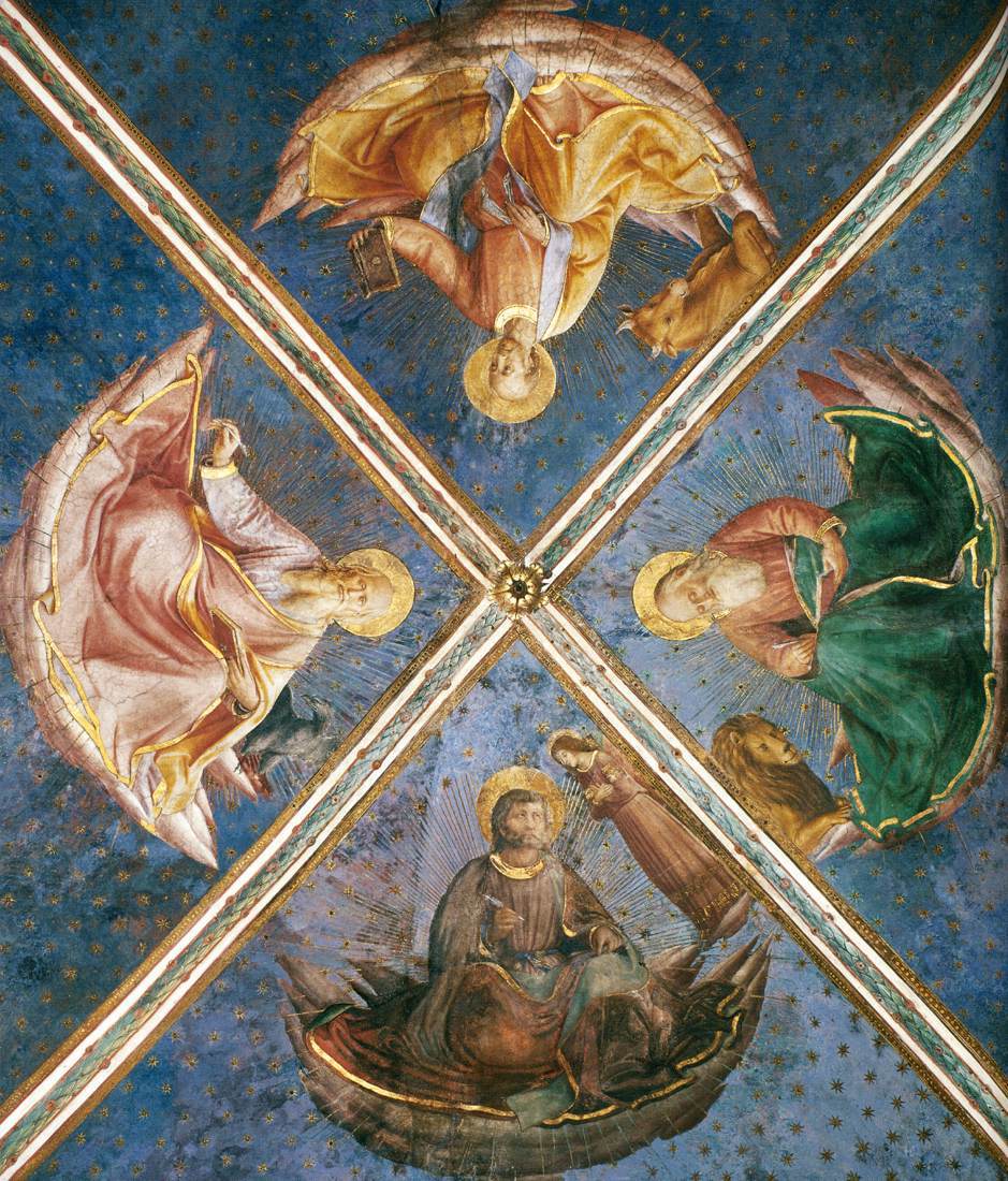 Vue de la voûte de la chapelle - Fra Angelico