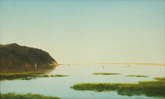 Vue de la rivière Shrewsbury, New Jersey - John Frederick Kensett