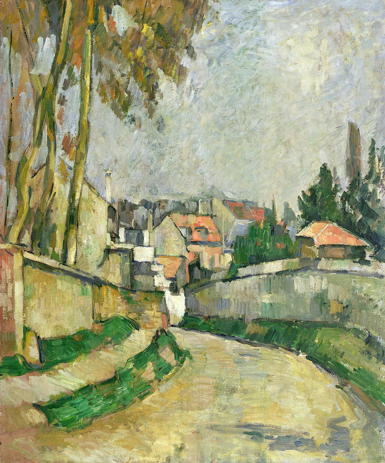 Route du village - Paul Cézanne