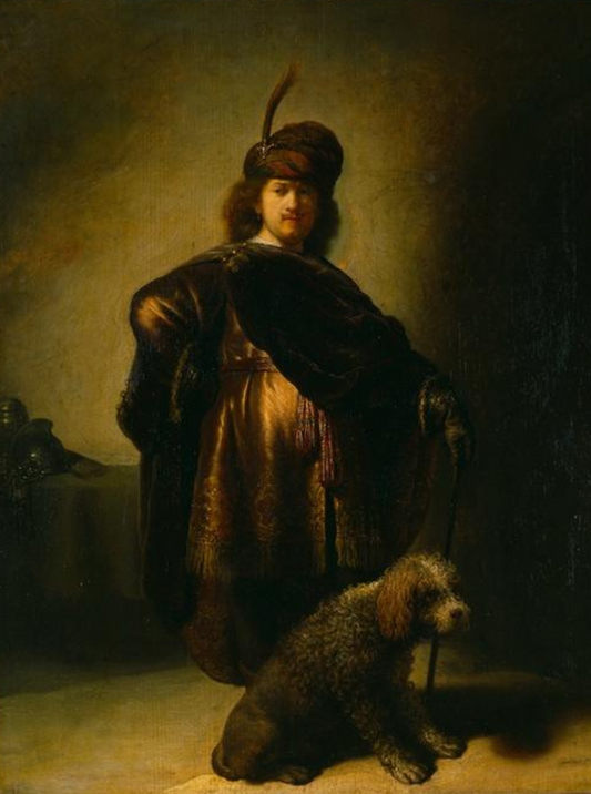 Autoportrait en costume oriental - Rembrandt van Rijn