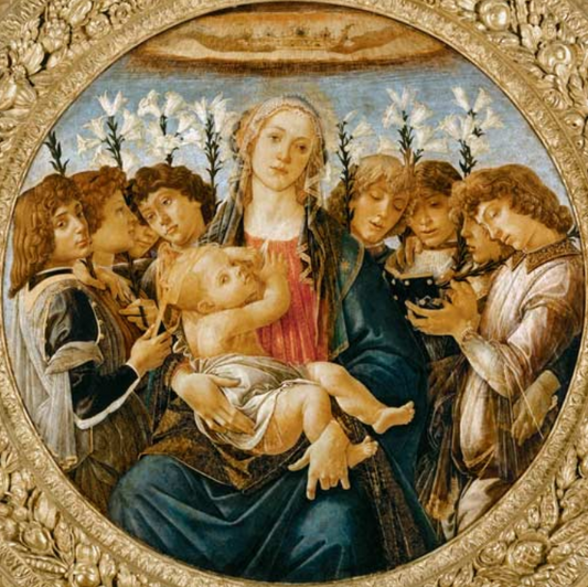 Marie avec l'enfant et le chant des anges - Sandro Botticelli