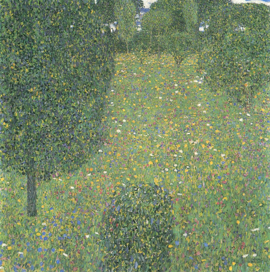 Jardin paysager (prairie en fleurs) - Gustav Klimt