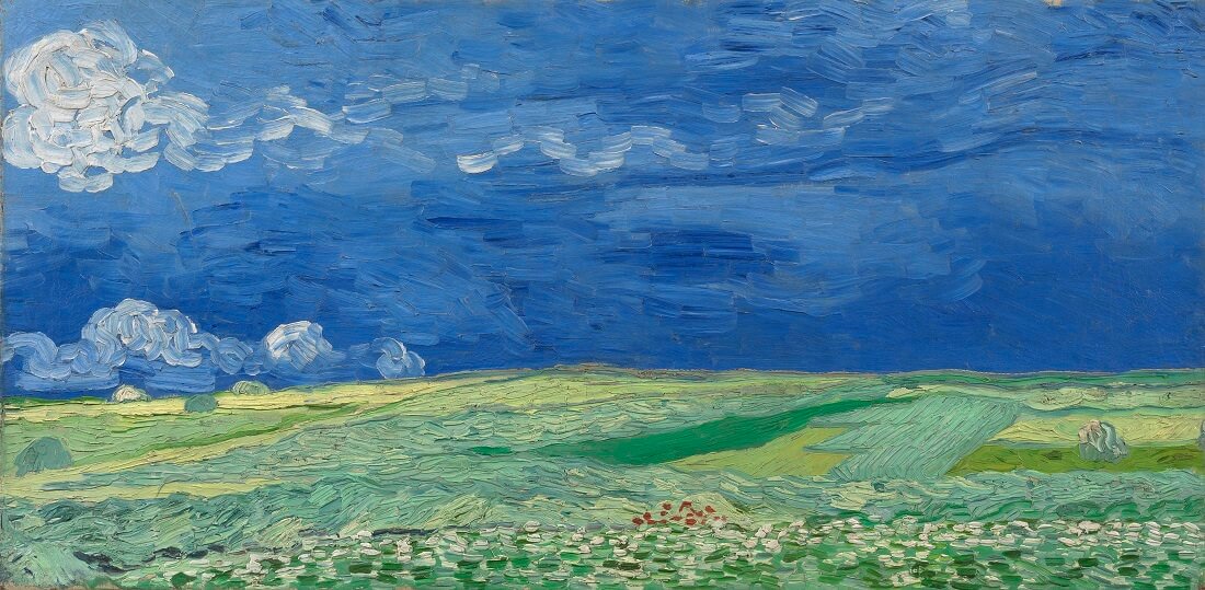 Champ sous des nuages d'orage - Van Gogh