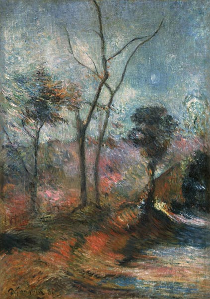 Paysage hivernal - Paul Gauguin