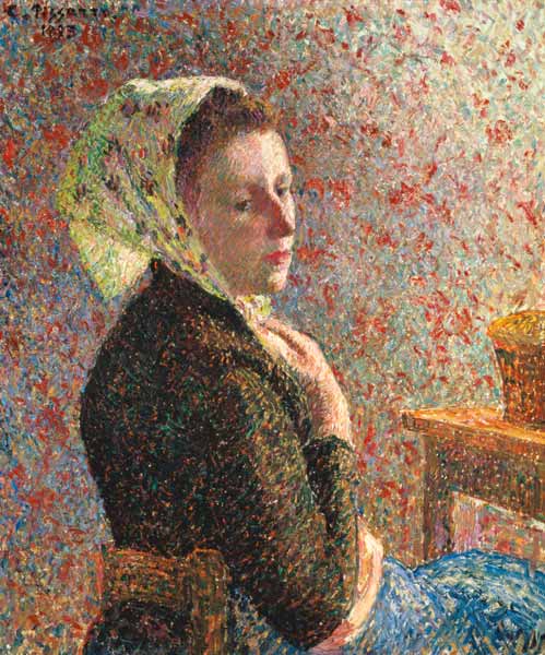 Femme portant un foulard vert - Edouard Manet