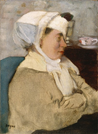 Femme avec un bandage - Edgar Degas