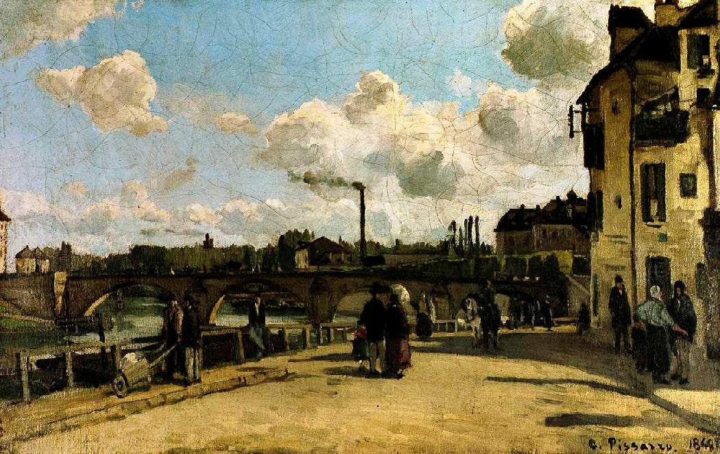 vue de Pontoise - Camille Pissarro
