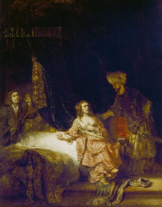Joseph et la femme de Potiphar - Rembrandt van Rijn