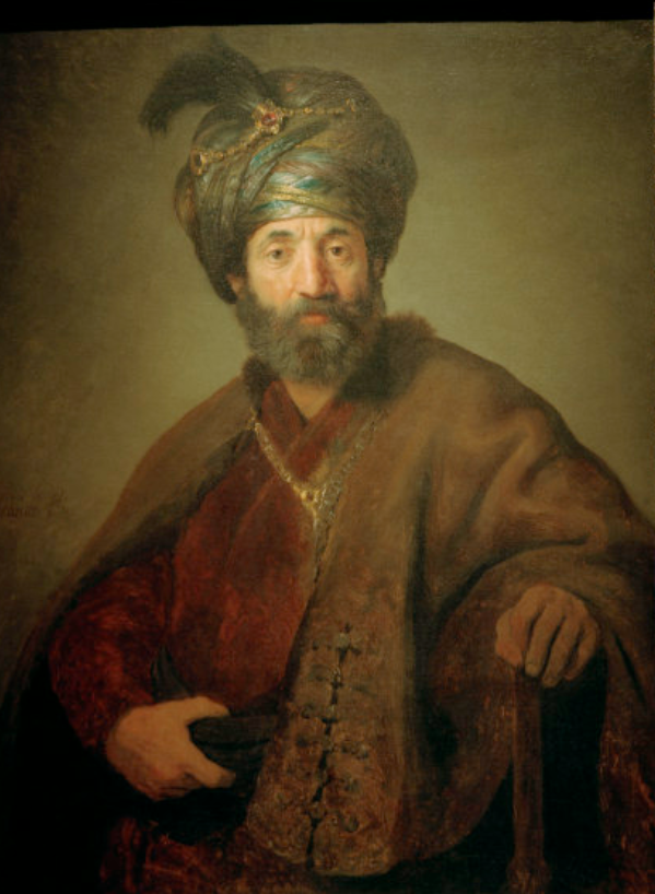 Homme en costume oriental - Rembrandt van Rijn