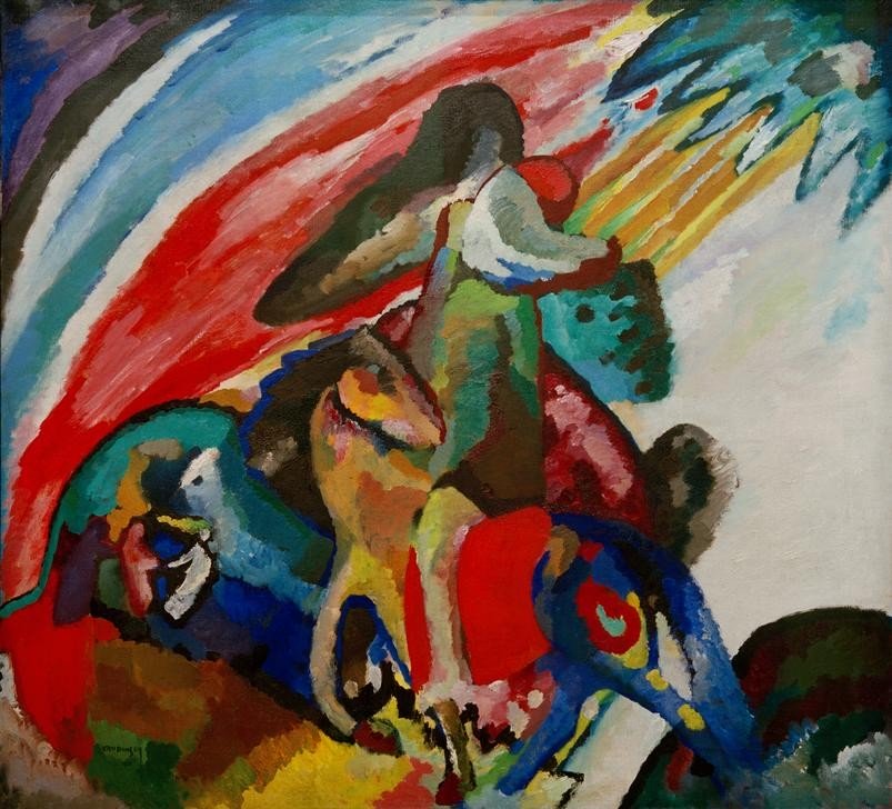 Improvisation 12 (le cavalier) - Vassily Kandinsky