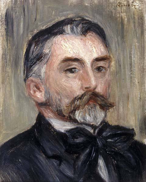 Portrait de Stéphane Mallarme - Pierre-Auguste Renoir