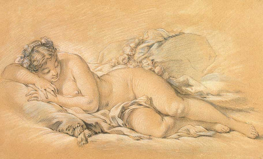 Young Woman Sleeping - François Boucher