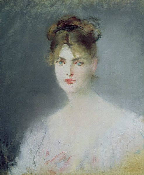 Portrait d'une jeune femme aux cheveux blonds et aux yeux bleus - Edouard Manet