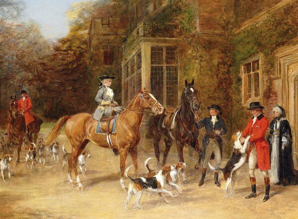 On the way to the hunt - Heywood Hardy