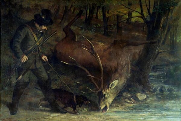 The Death of the Stag - Gustave Courbet