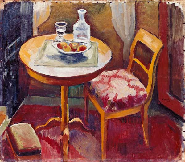 Living Room Corner in Tegernsee - August Macke