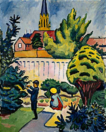 Children in the Garden - August Macke