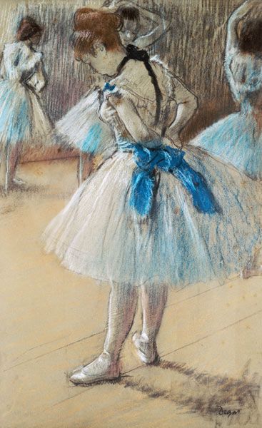 Dancer (pastel) - Edgar Degas