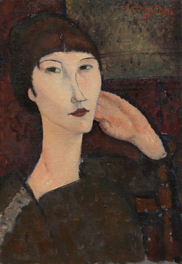 Woman with a Fringe - Amedeo Modigliani