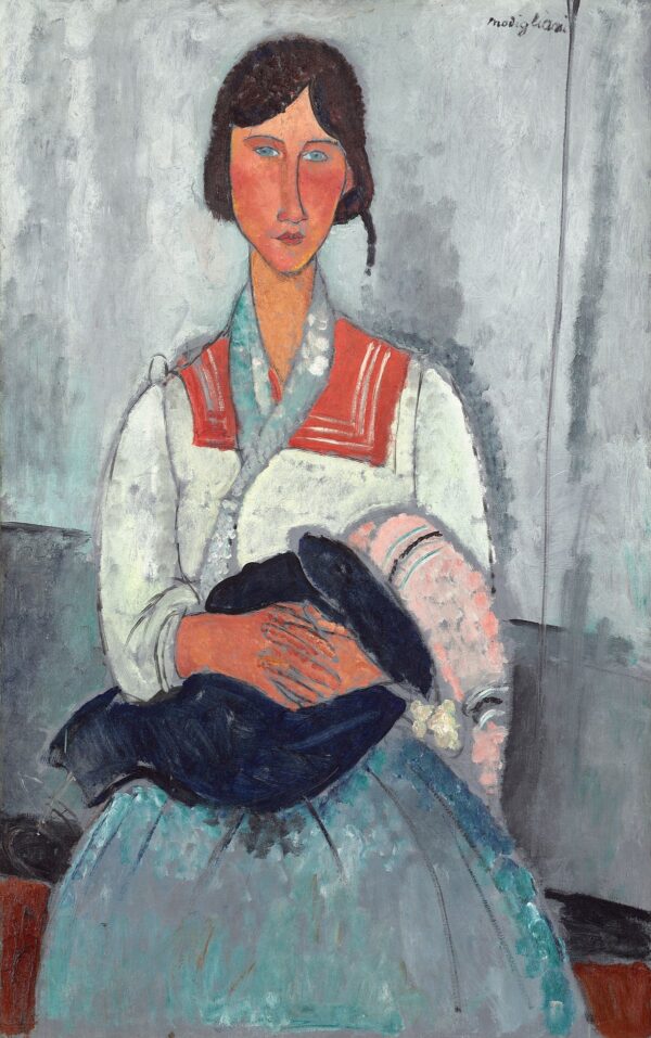 Gypsy Woman with a Baby - Amedeo Modigliani