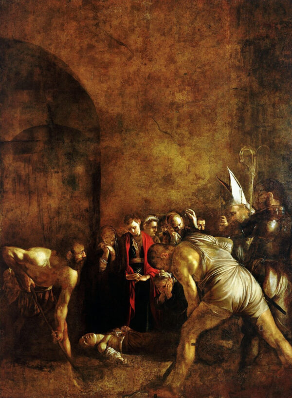 The Burial of Saint Lucy - Caravaggio