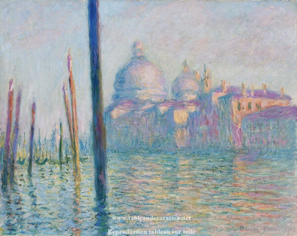 The Grand Canal - Monet's Venice Painting