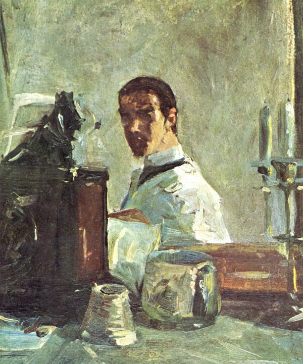 Self-portrait in front of a mirror - Toulouse Lautrec