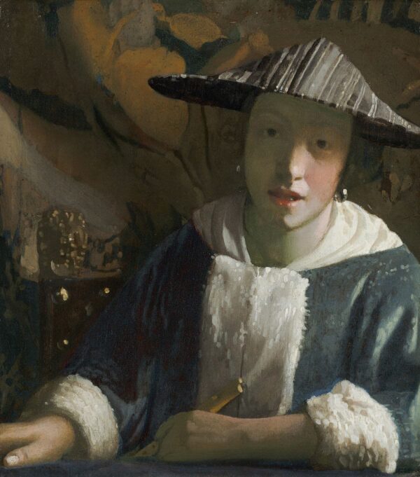 The Girl with a Flute - Johannes Vermeer