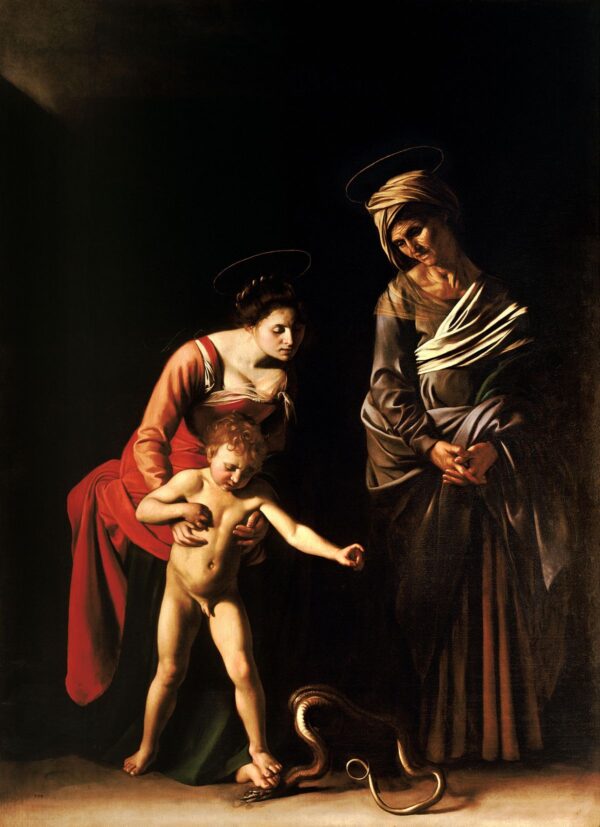 The Madonna of the Grooms - Caravaggio