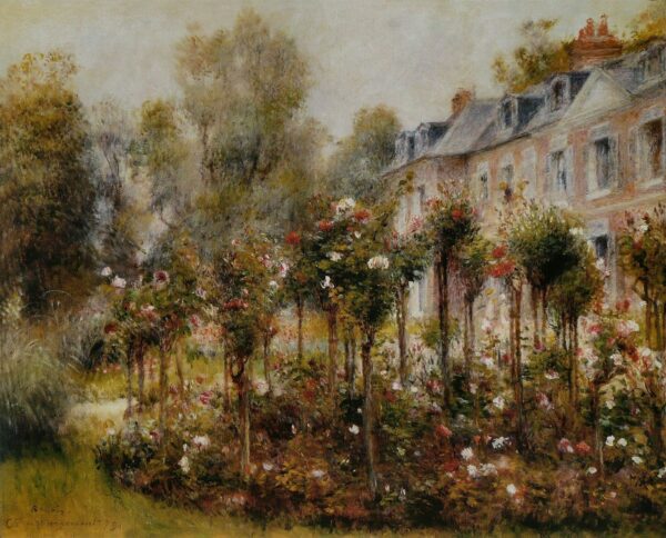 The Rose Garden at Wargemont, 1879 - Pierre-Auguste Renoir