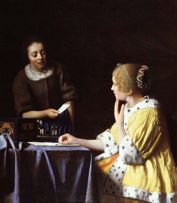 The Mistress and the Maid - Johannes Vermeer