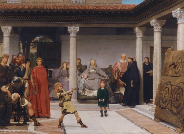 The Education of the Children of Clovis - Lawrence Alma-Tadema