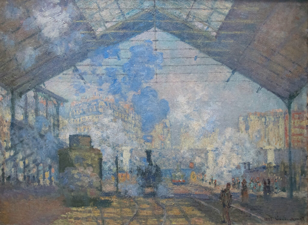 The Saint-Lazare Station - Claude Monet