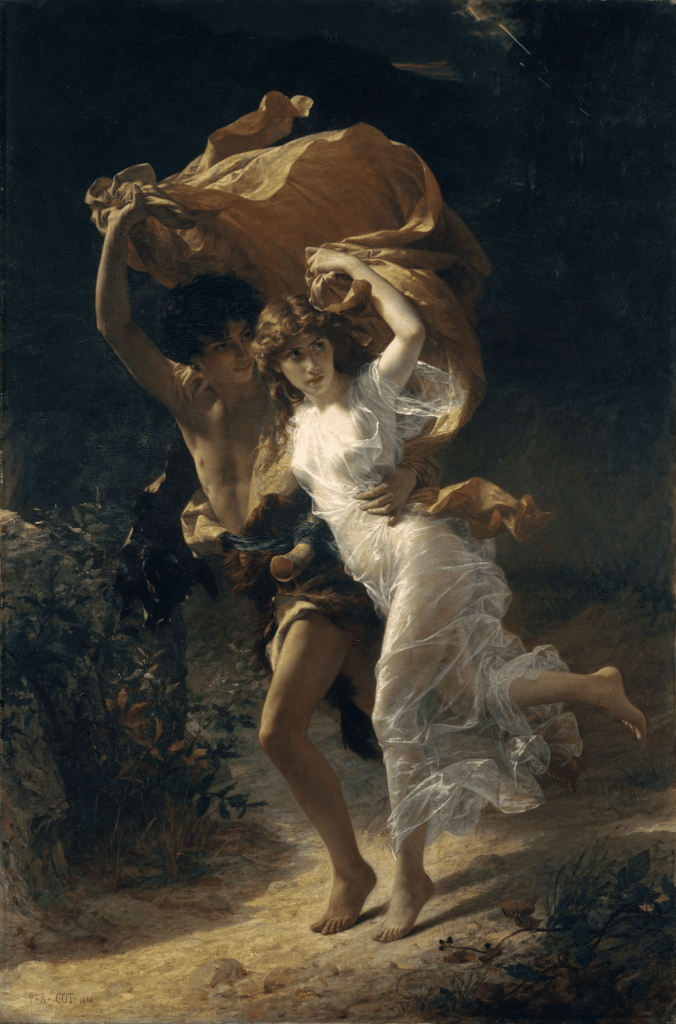 Die 100 berühmtesten Gemälde der Welt 1880 Pierre Auguste Cot The Storm 1 Der Blog Master Apollon