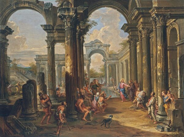 The Pool of Bethesda, circa 1724 - Giovanni Paolo Panini