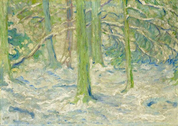 Snowy Forest - Franz Marc