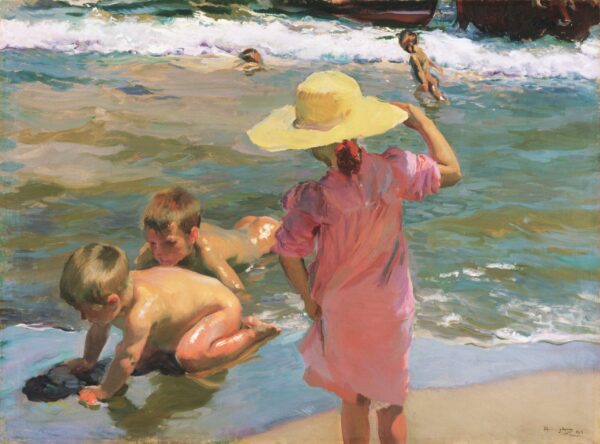 Child on the Beach - Sorolla