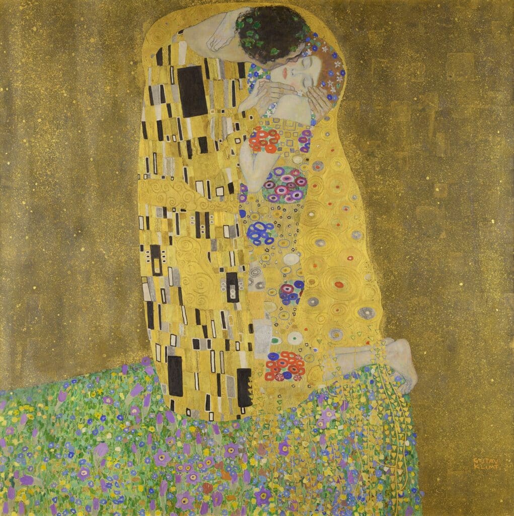 Die 100 berühmtesten Gemälde der Welt 2153px The Kiss Gustav Klimt Google Cultural Institute 1021x1024 2 Der Blog Master Apollon