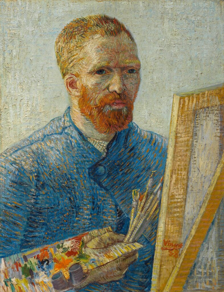 Self-Portrait at the Easel - Van Gogh