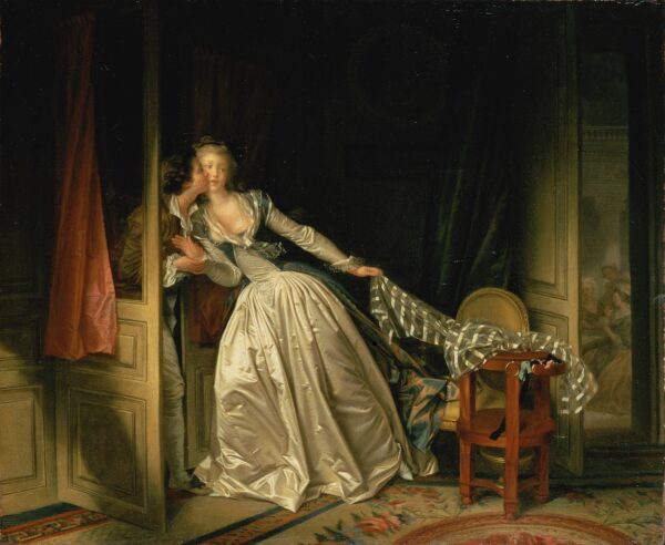 The Stolen Kiss - Jean-Honoré Fragonard