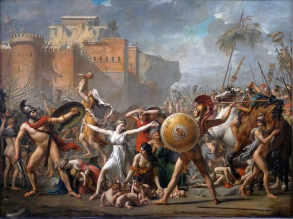 The Intervention of the Sabine Women - Jacques-Louis David