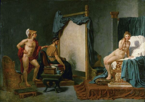 Apelles painting Campaspe in the presence of Alexander the Great - Jacques-Louis David