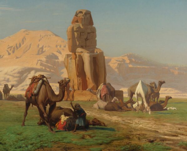 The Colossus of Memnon - Jean-Léon Gérôme