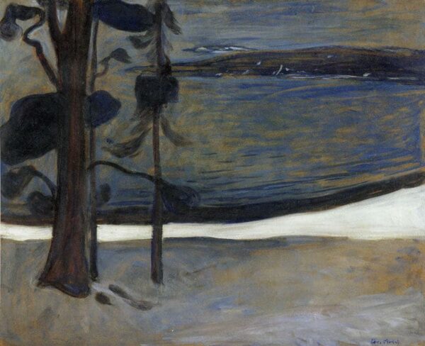 Winter in Nordstrand - Edvard Munch