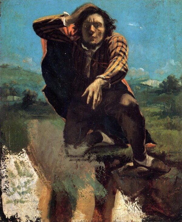 Mad with Fear - Gustave Courbet