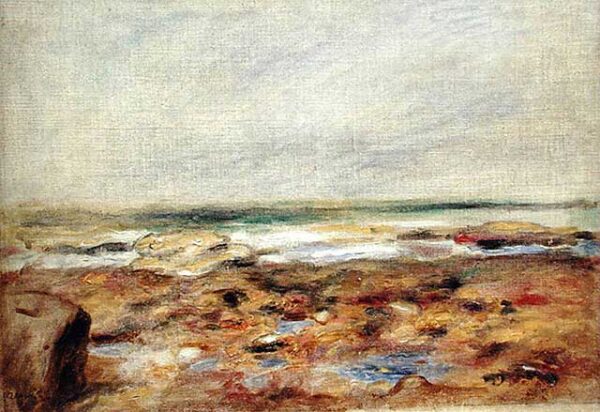 The Beach at Martigues - Pierre-Auguste Renoir