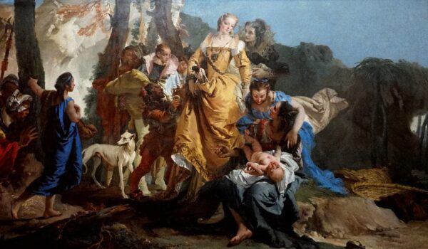 The Discovery of the Child Moses - Giambattista Tiepolo