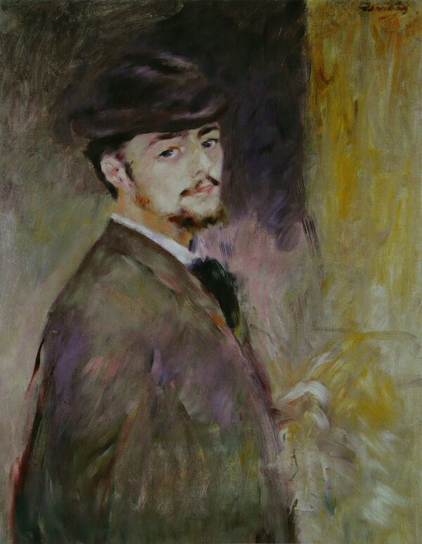 Self-portrait 1876 - Pierre-Auguste Renoir